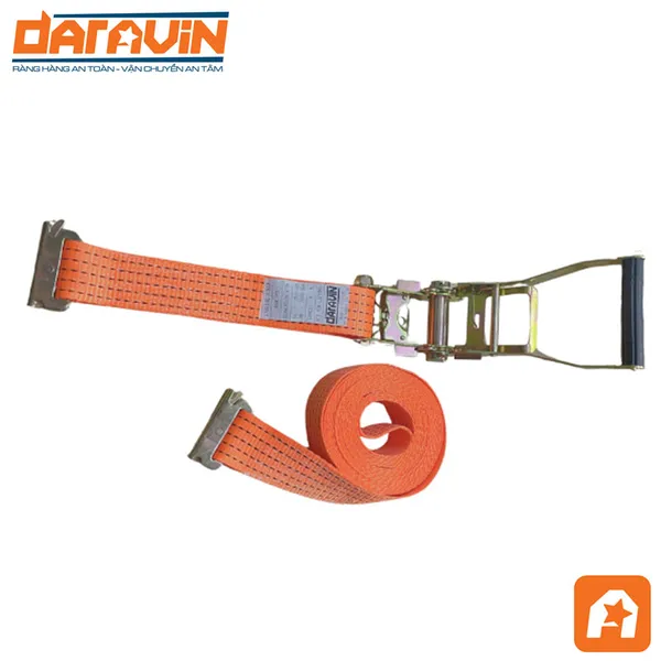 Dây tăng đơ chằng hàng bản 50mm tải 3 tấn móc E-fit