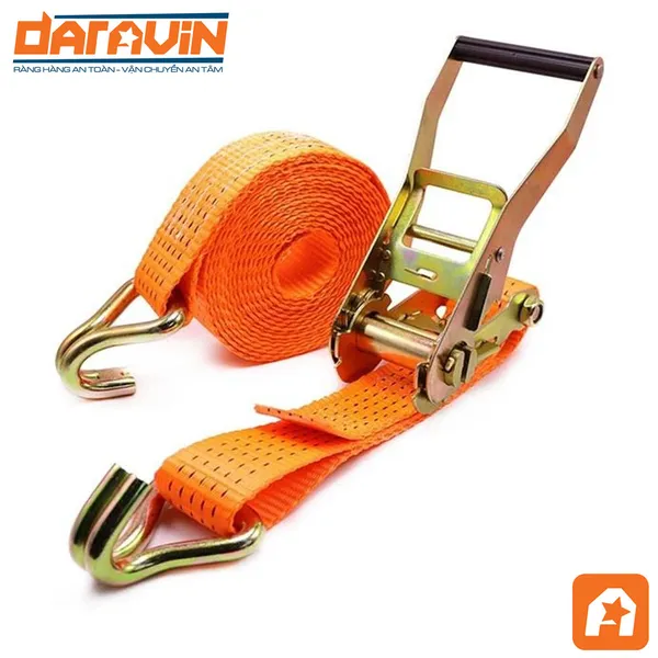 Ratchet Tie Down Straps - 6,600 lb 2-inch width J hook