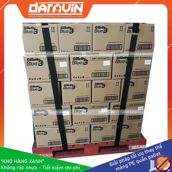 Dây ràng pallet khóa gai dán tái sử dụng DARAVIN
