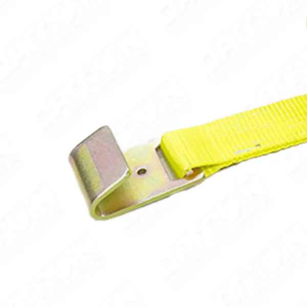 Dây tăng đơ vải chằng hàng cán nhựa bản 50mm tải 5 tấn móc Flat