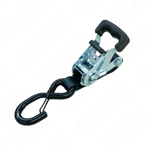 Dây tăng đơ cán nhựa bản 25mm tải 800kg móc S lưỡi gà