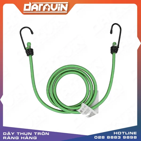 Dây thun tròn buộc hàng móc thép dài 100cm