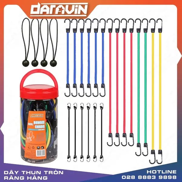 26-Piece Premium Bungee Cords