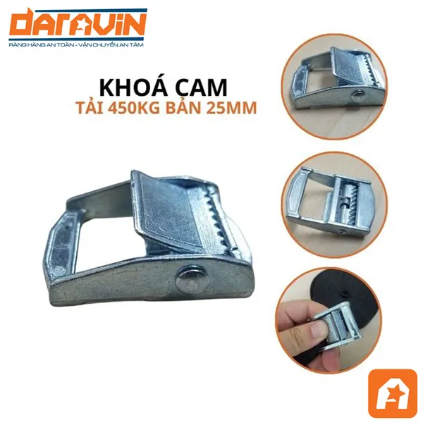 Khóa Cam Bản 25mm Tải 250kg