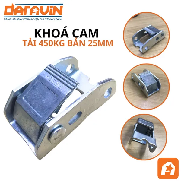 Khóa Cam Bản 25mm Tải 450kg
