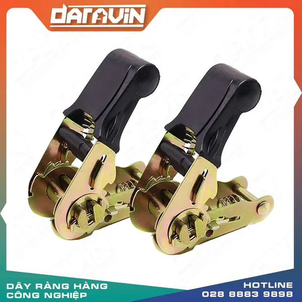 Khóa tăng đơ cán nhựa bản 25mm tải 650kg