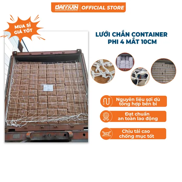 Lưới chắn container phi 4 mắt 10cm