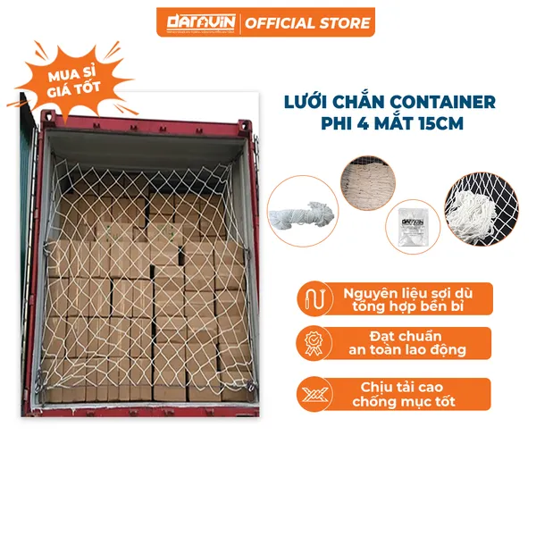Lưới chắn container phi 4 mắt 15cm