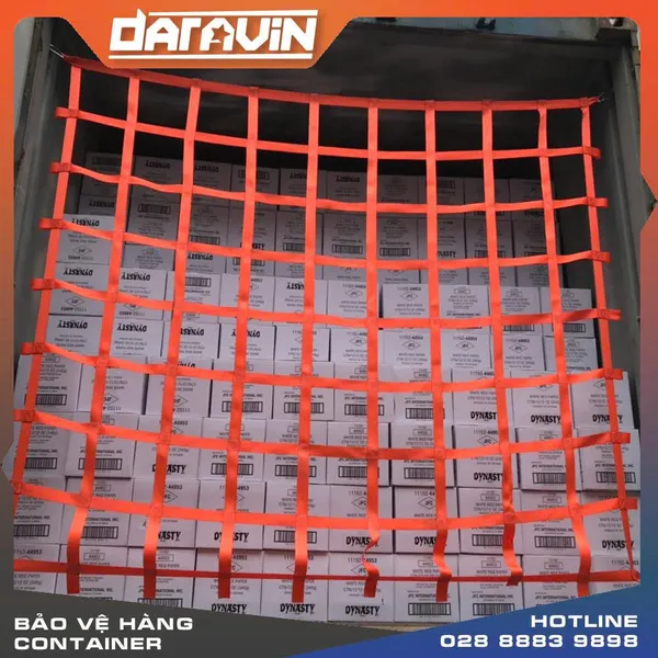 Lưới chắn container dây polyester mắt 30cm