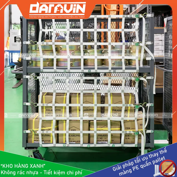Lưới chắn hàng xe đẩy công nghiệp