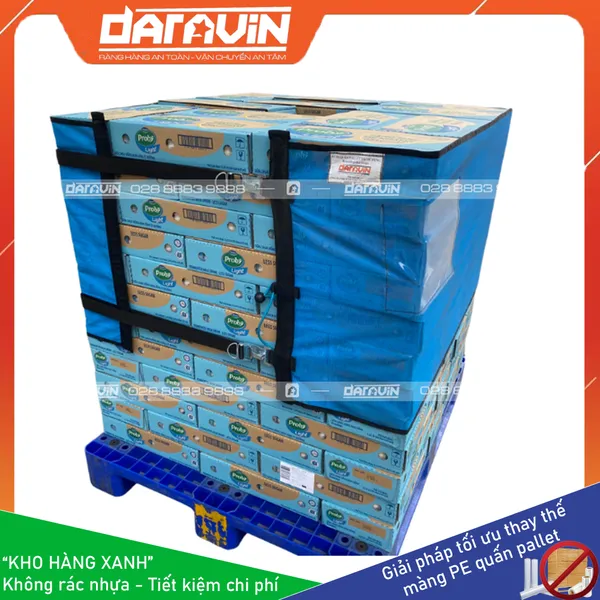 Lưới quấn pallet tái sử dụng khóa xiết móc gài DARAVIN