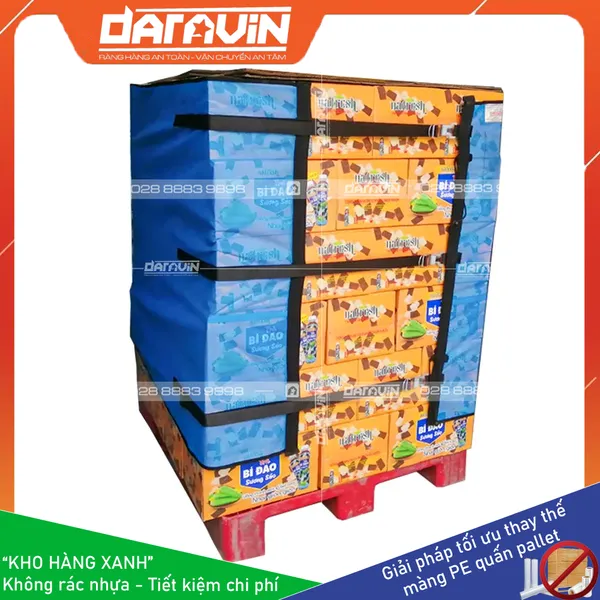 Lưới quấn pallet tái sử dụng khóa xiết móc gài DARAVIN