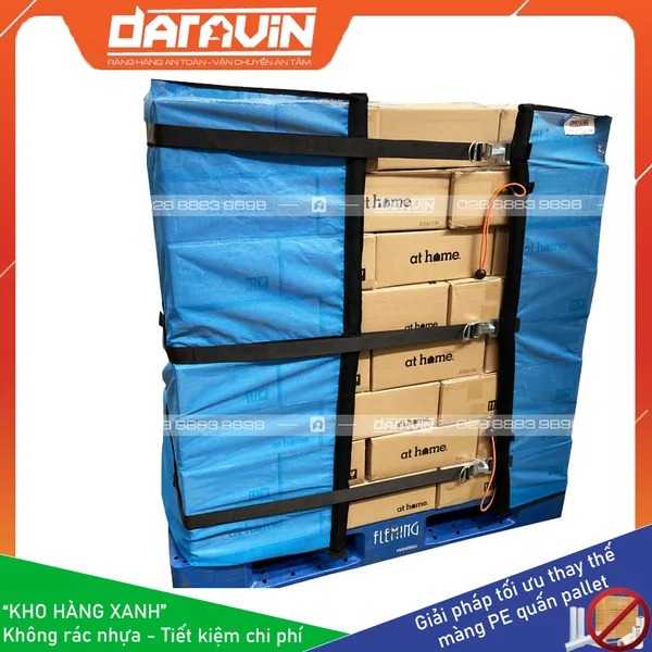 Lưới quấn pallet tái sử dụng khóa xiết móc gài DARAVIN