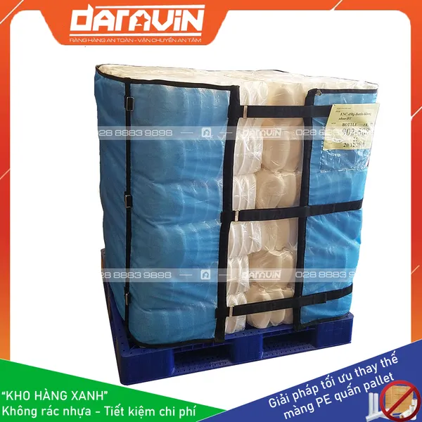 Lưới quấn pallet tái sử dụng khóa gai dán DARAVIN