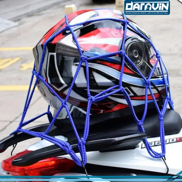 Lưới thun ràng đồ xe máy có phản quang 40 x 40cm