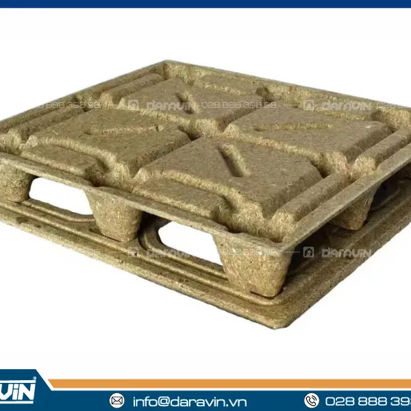 Pallet xơ dừa 2 tầng
