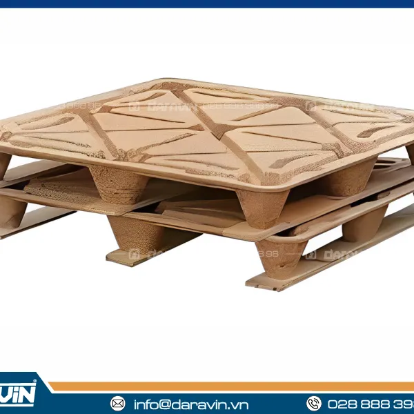 Pallet xơ dừa 2 tầng