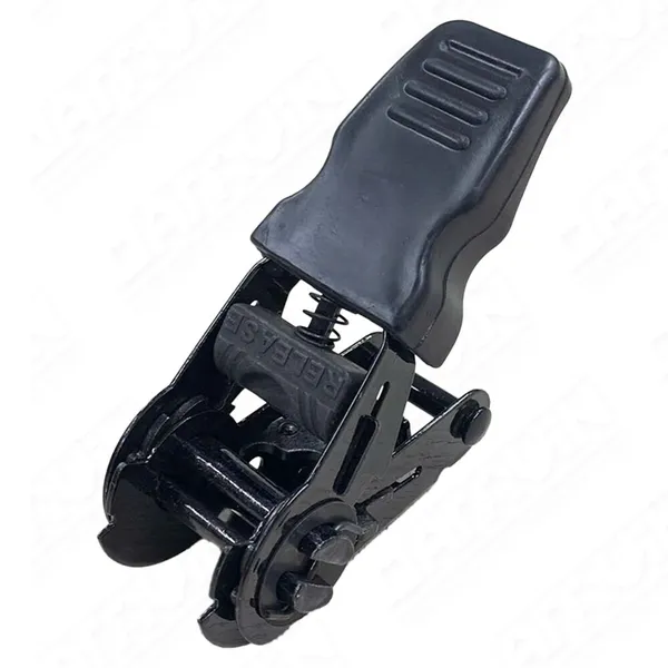 Ratchet Buckle - Plastic Handle 25mm width Black