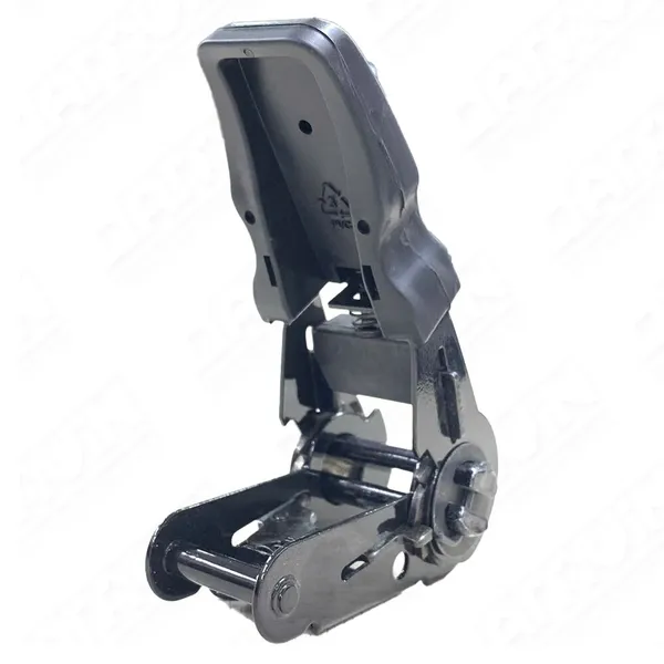 Ratchet Buckle - Plastic Handle 25mm width Black