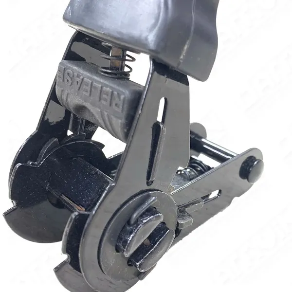 Ratchet Buckle - Plastic Handle 25mm width Black