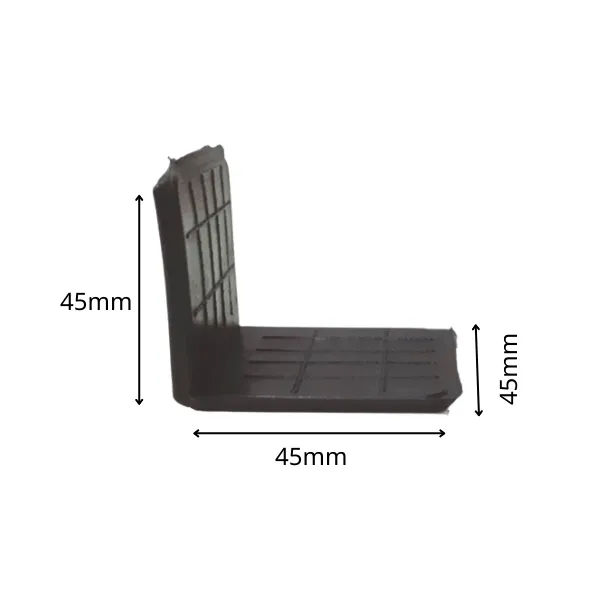 Nẹp góc nhựa 45x45x45mm