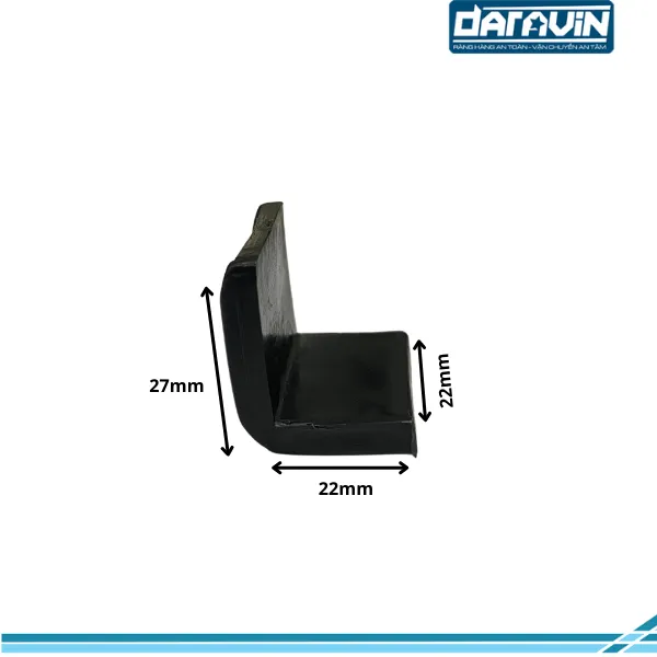 Nẹp góc nhựa 27x22x22mm