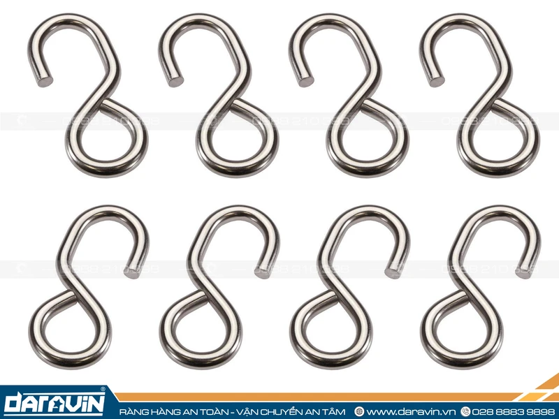 Gia công móc S theo yêu cầu cho dây chằng hàng chịu tải