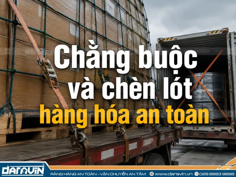 Hướng dẫn chằng buộc và chèn lót hàng hóa an toàn