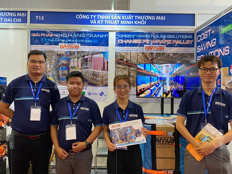 DARAVIN TRƯNG BÀY GIẢI PHÁP KHO HÀNG XANH TẠI TRIỂN LÃM VIMF 2023