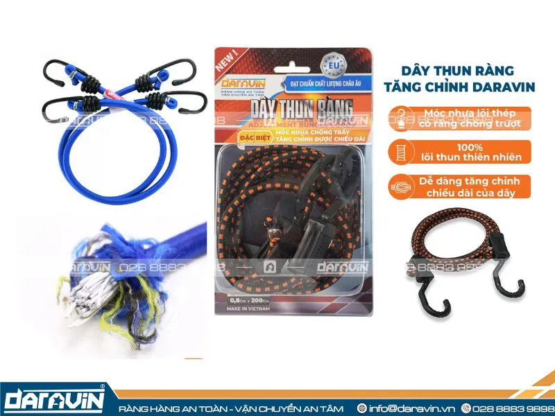Những thông tin về dây thun ràng đồ cho dân phượt bạn cần biết