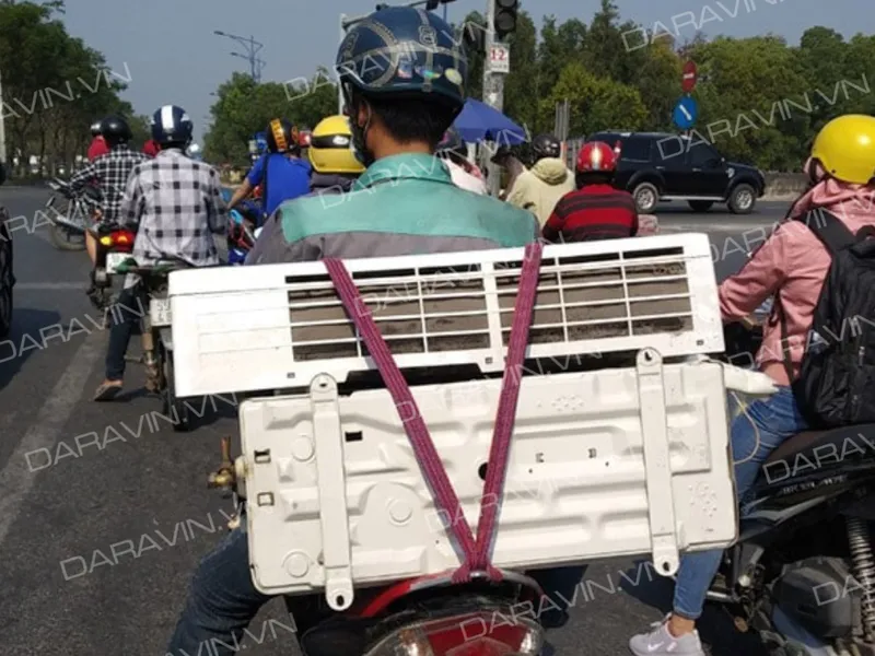 Cách Vận Chuyển Máy Lạnh Bằng Xe Máy An Toàn Và Tránh Hư Hỏng
