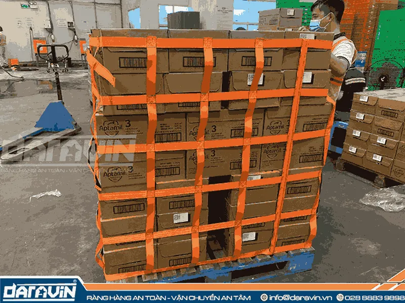 Hướng Dẫn Cách Sử Dụng Lưới Quấn Pallet Dây Bẹ Chi Tiết