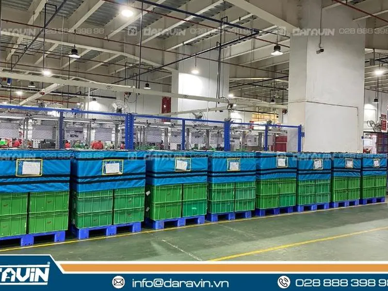 5 lý do lưới quấn pallet DARAVIN được các kho hàng thực phẩm tin dùng