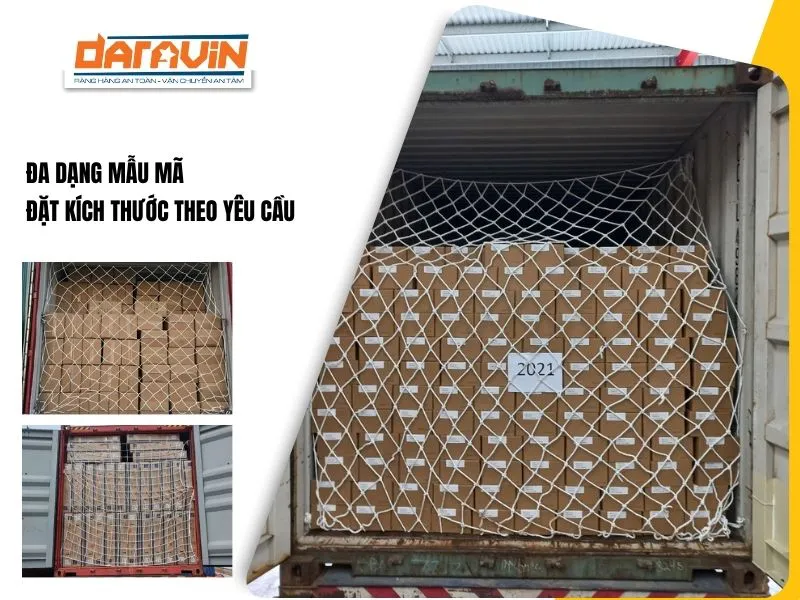 Lưới dù chắn container giải pháp tối ưu bảo vệ hàng hóa