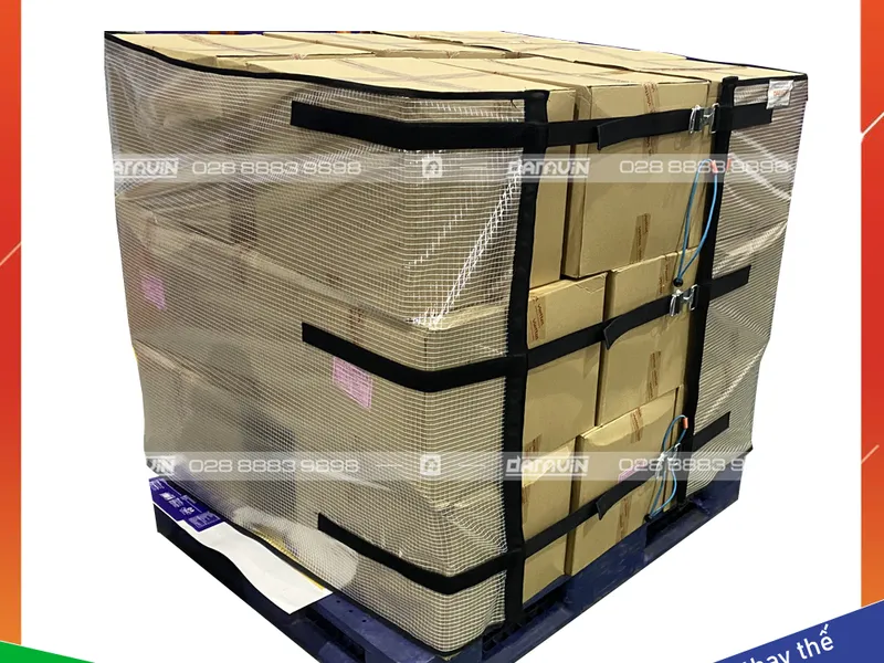 Hướng dẫn sử dụng lưới quấn pallet khóa cài bấm