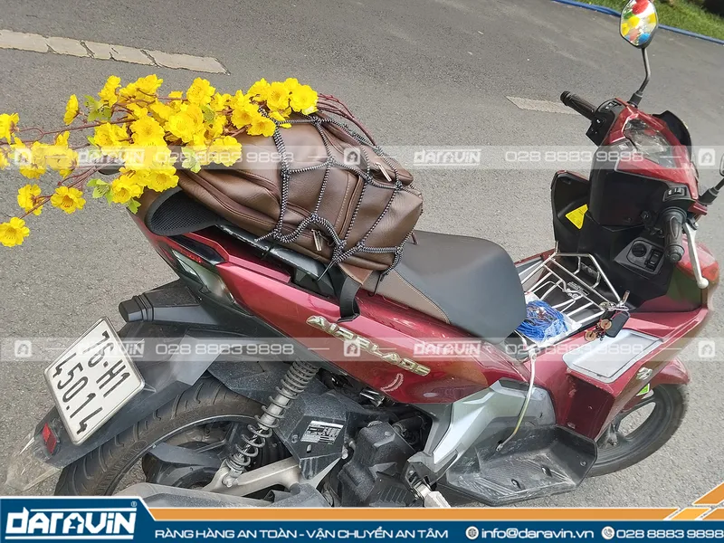 Hướng dẫn sử dụng lưới thun ràng cho xe máy