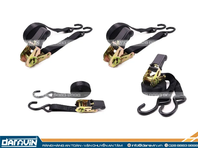 Phân loại dây tăng đơ cán nhựa tải 650kg có móc S và không móc