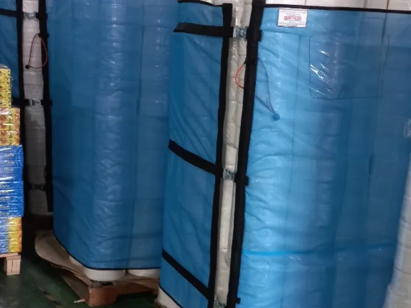 THỬ NGHIỆM LƯỚI QUẤN PALLET DARAVIN CHO KHO HÀNG GIẤY TRƯỜNG XUÂN