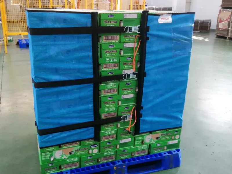 THỬ NGHIỆM LƯỚI QUẤN PALLET DARAVIN TẠI NHÀ MÁY SỮA VINAMILK SÀI GÒN
