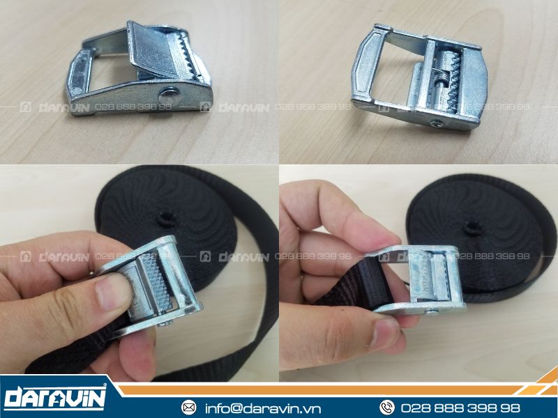 Ứng dụng Khóa cam tải 250kg bản 25mm