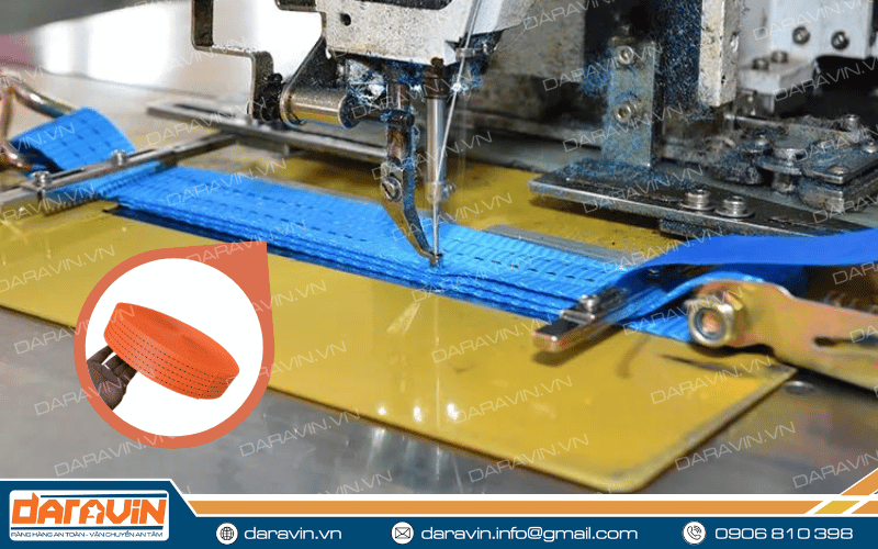 Vải Polyester được sản xuất thành các loại dây tăng đơ chuyên dụng Vải Polyester được sản xuất thành các loại dây tăng đơ chuyên dụng