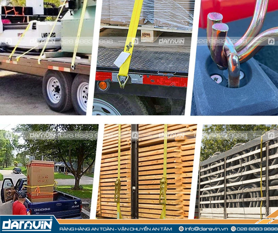 Applications of Ratchet Straps In the transportation sector