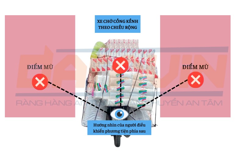 Những trường hợp chở hàng thô nặng vô cùng nguy hiểm