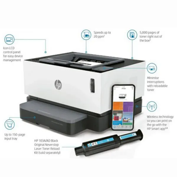 HP Laser Neverstop 1000W