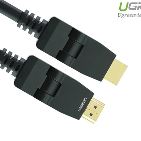 Cáp HDMI 3m đầu xoay 180 độ hỗ trợ full HD 4Kx2K chính hãng Ugreen 10127 cao cấp
