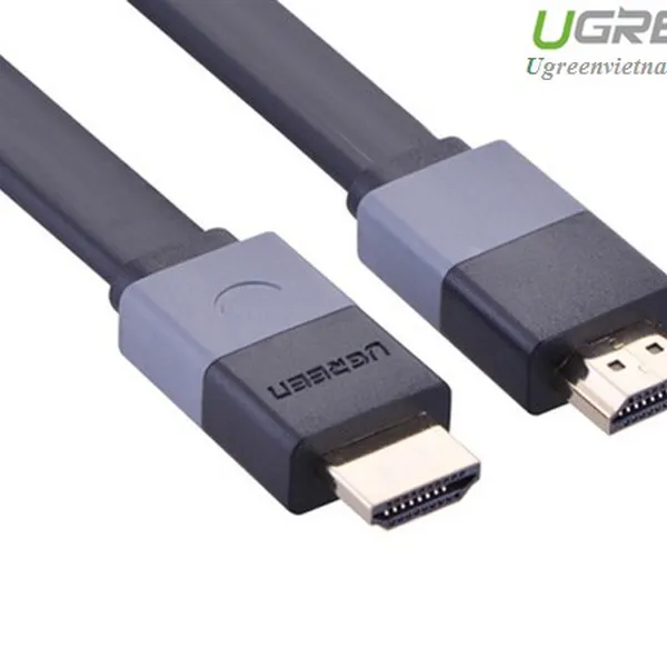 Cáp HDMI mỏng dẹt dài 3m hỗ trợ 3D 4K Chính hãng Ugreen 30111 cao cấp