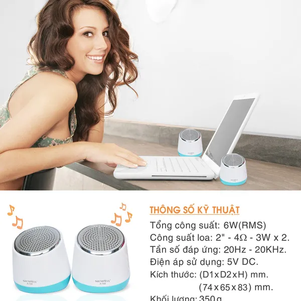 Loa Soundmax A-160 chính hãng