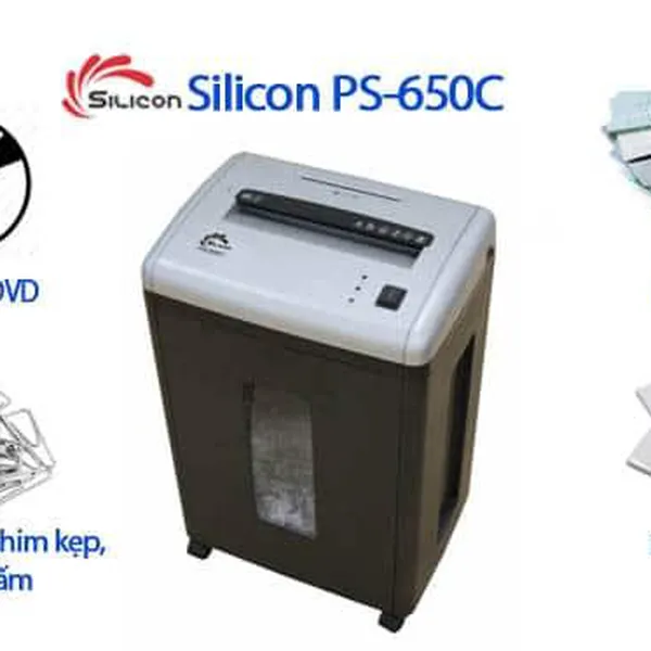 Máy Hủy Giấy SILICON PS-650C