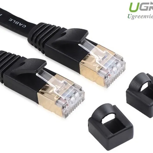 Cáp mạng đúc sẵn Cat7 dài 1m dẹt chính hãng Ugreen 11260 Cao cấp