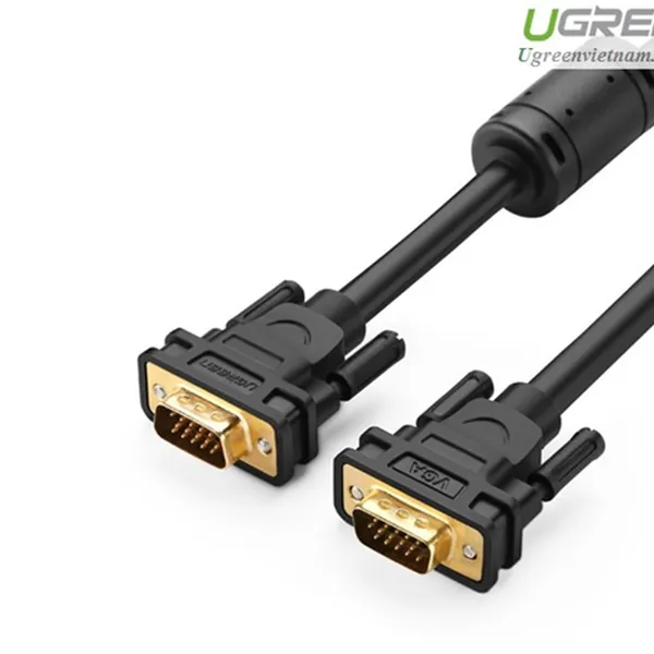 Cáp VGA 3+6C dài 1,5M cho Màn Hình, Máy Chiếu Chính Hãng Ugreen 11630 Cao Cấp